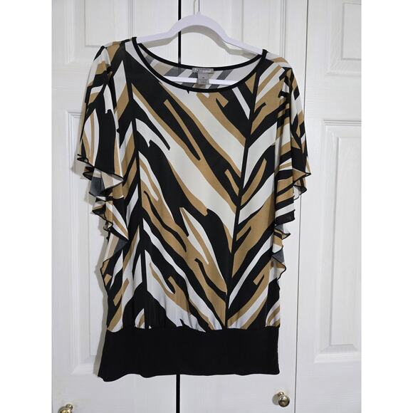 New directions medium women's multicolored blouse - Picture 1 of 10